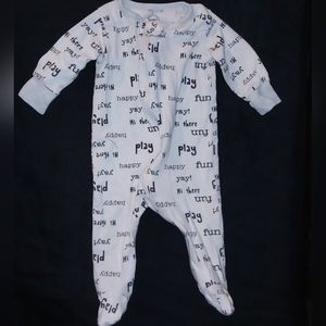 𝅺BOYS Footed Outfit 3-6